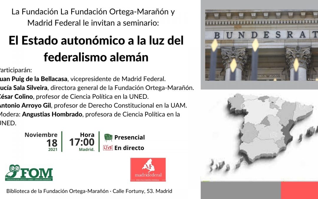 Seminario: El Estado Autonómico a la luz del federalismo alemán
