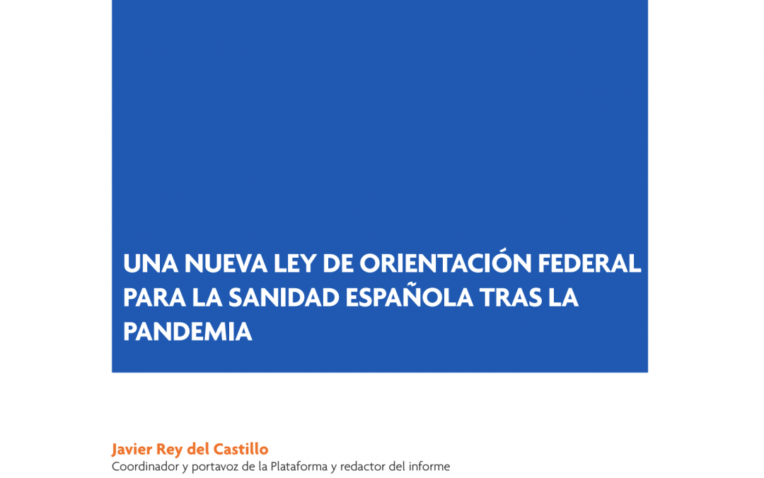 Una propuesta para una nueva Ley, informe coordinado por Javier Rey del Castillo.