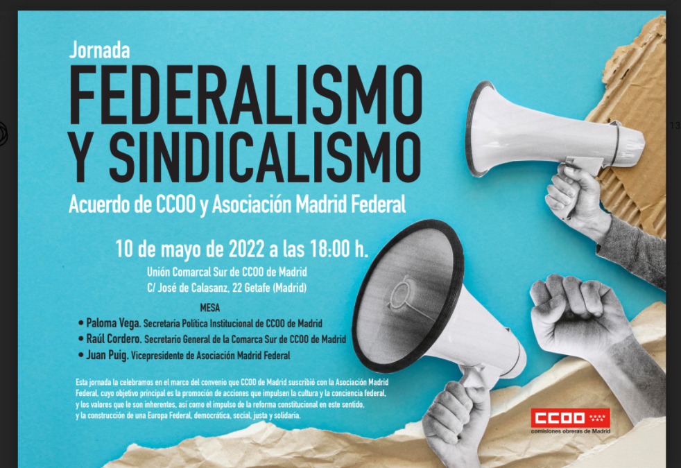 Jornada Federalismo y Sindicalismo.